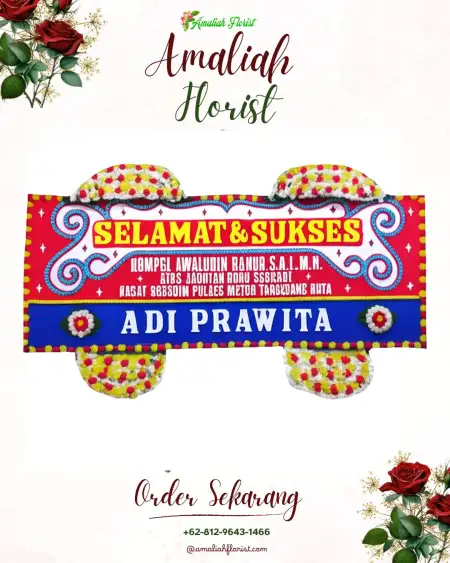 Papan Bunga Ucapan Selamat Singkup