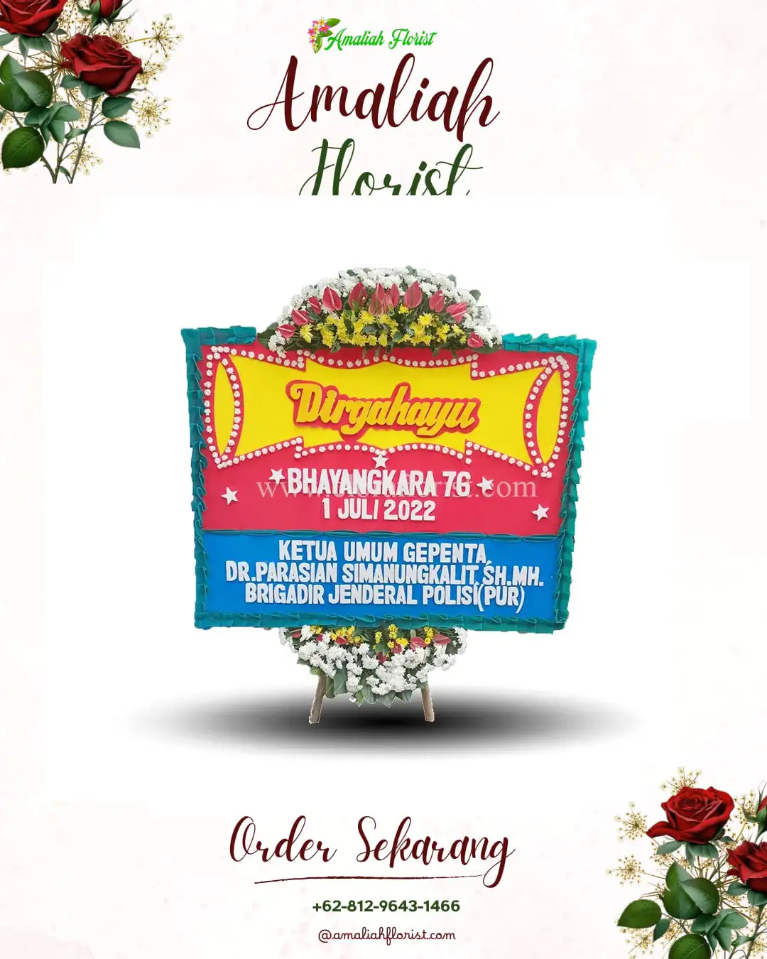 Papan Bunga HUT Ulang Tahun Singkup